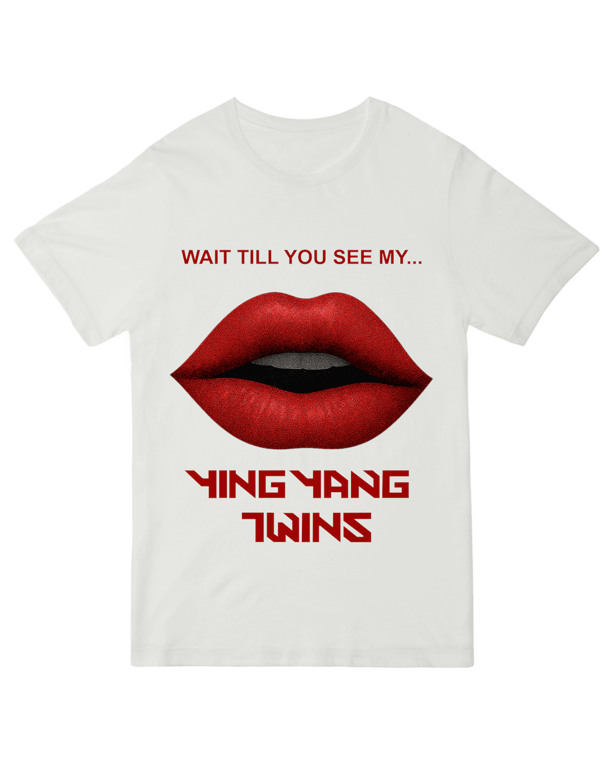 Wait Till You See My... Tee (Red) - White - S